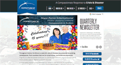 Desktop Screenshot of hopeforce.org